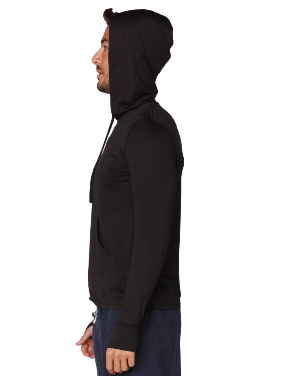 Men Ingear Active | Men'S Long Sleeve Hoodie In Black