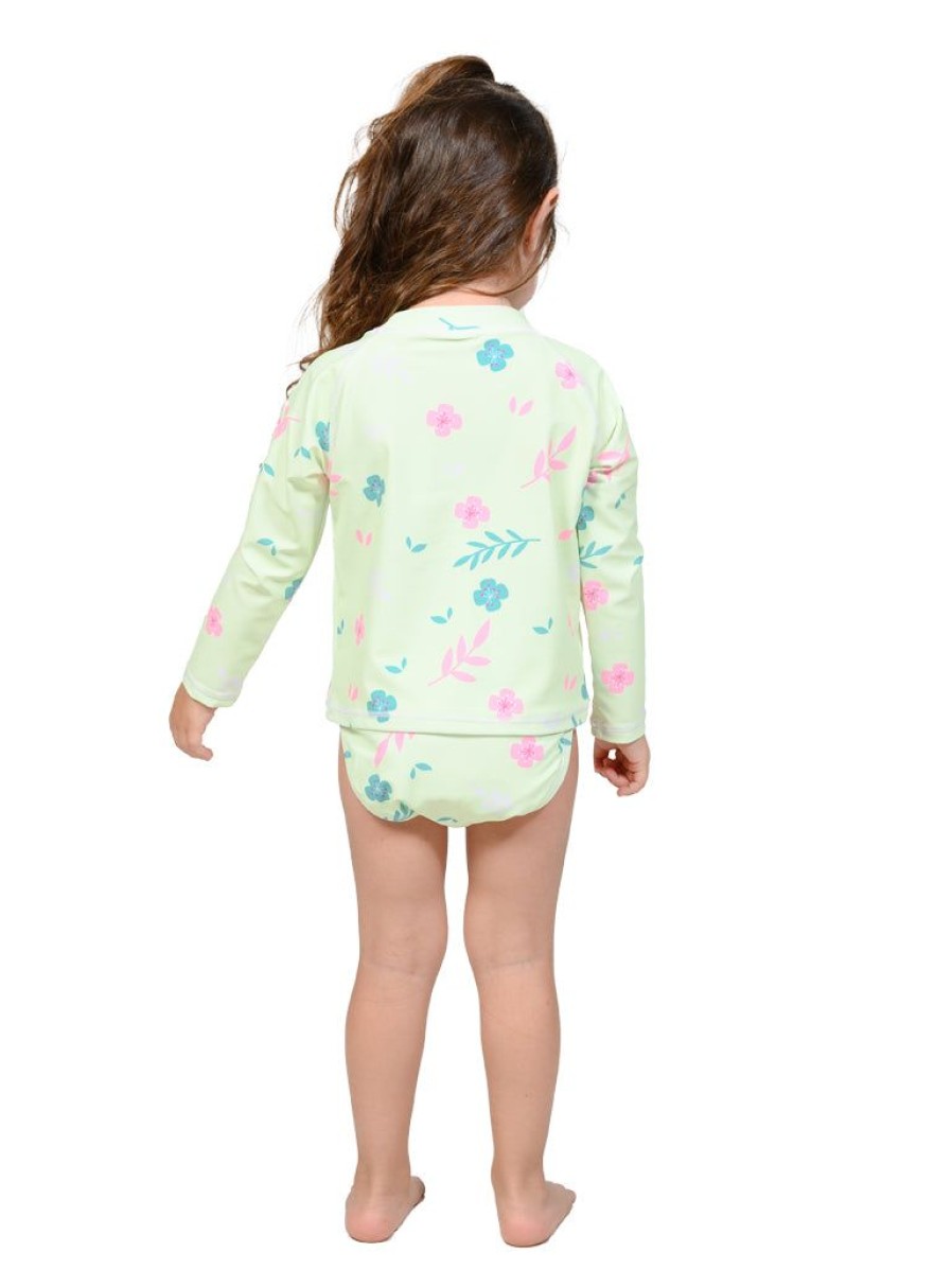 Kids INGEAR | Flamingo Rash Guard And Swim Bottom Pant