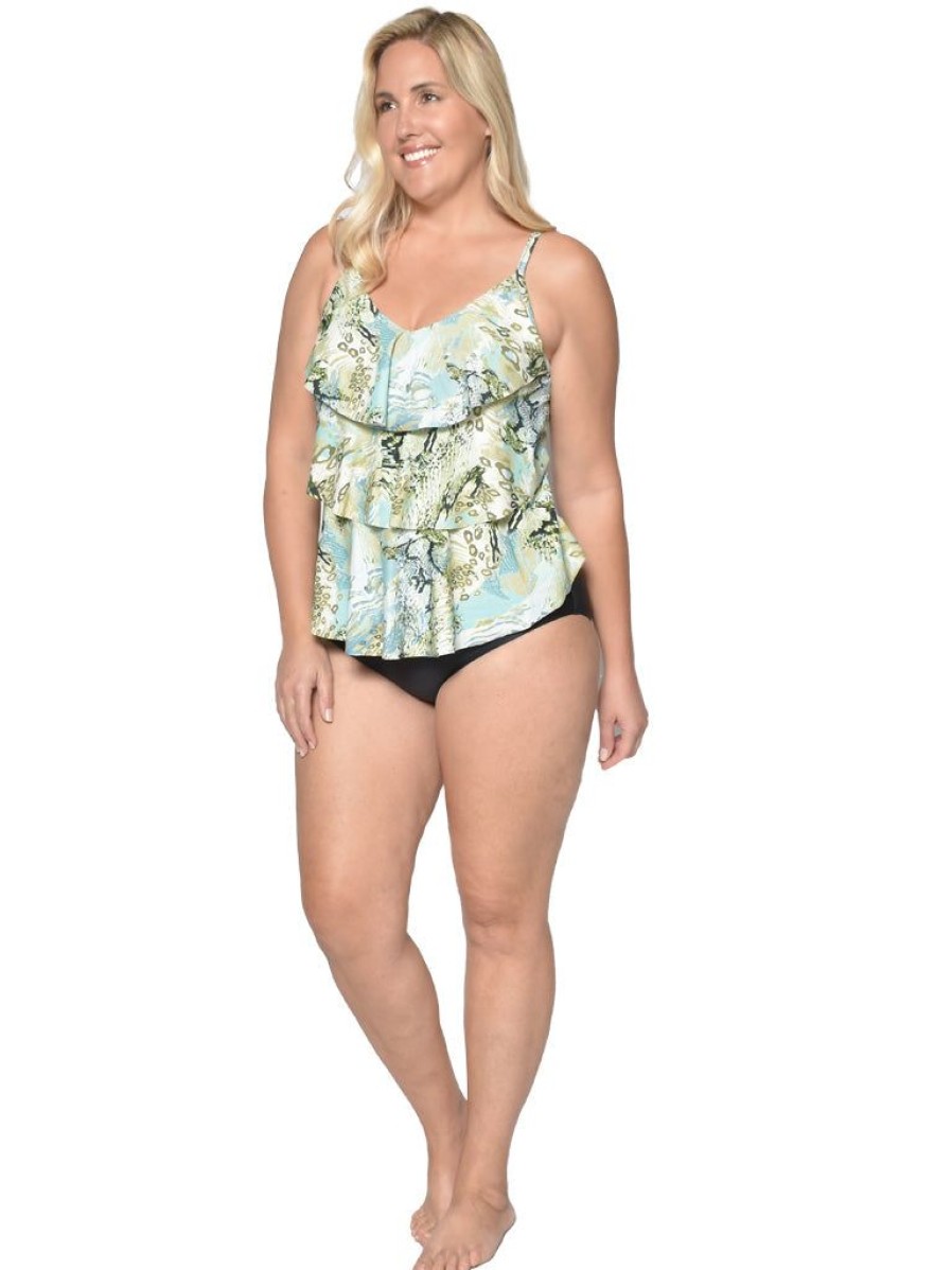 Women Ingear Active Women'S Swimwear | Women'S Swimwear In Vibrantly Colored Prints In Missy Sizes - 8-16.