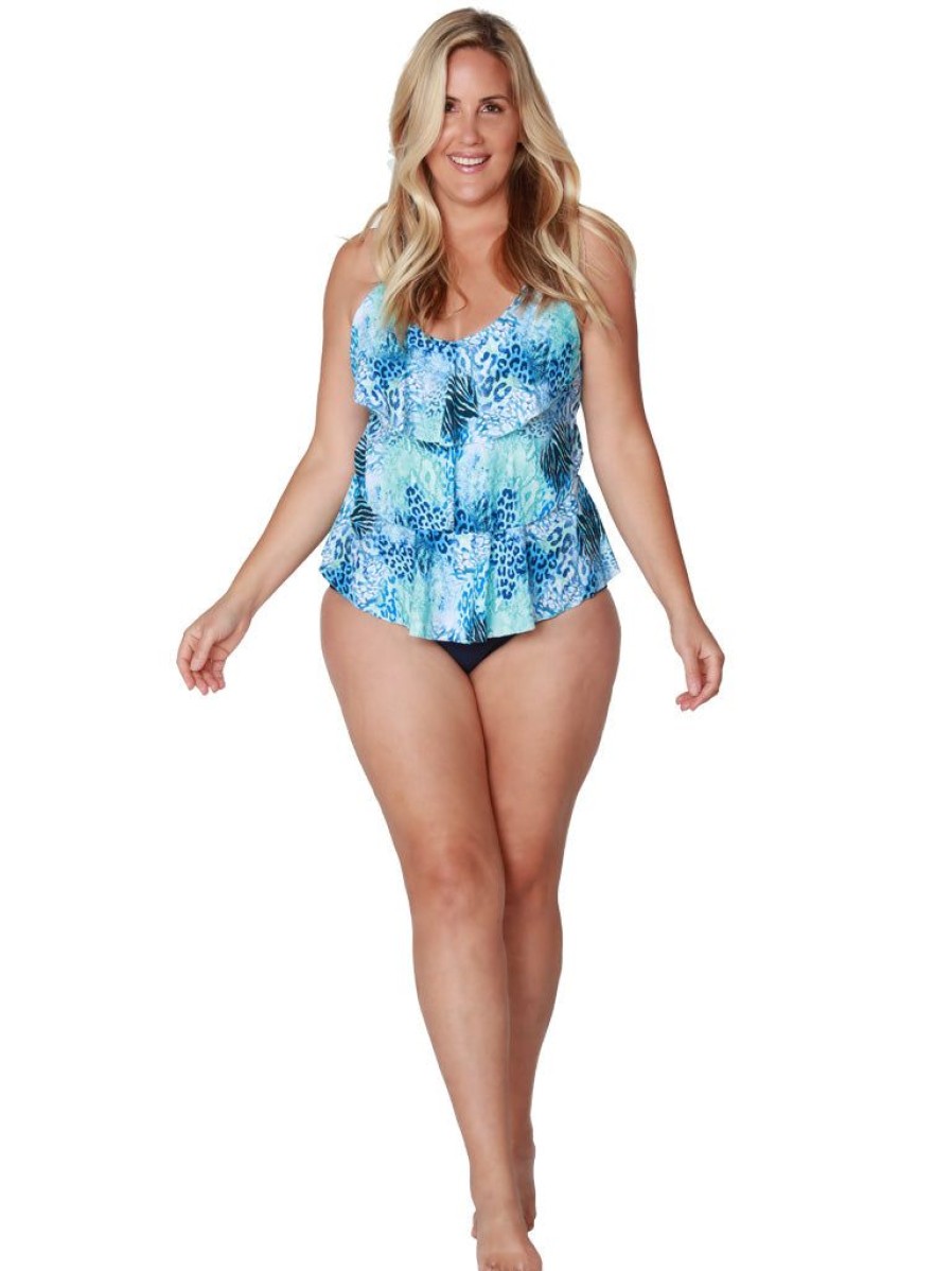 Women Ingear Active Women'S Swimwear | Women'S Swimwear In Vibrantly Colored Prints In Missy Sizes - 8-16.