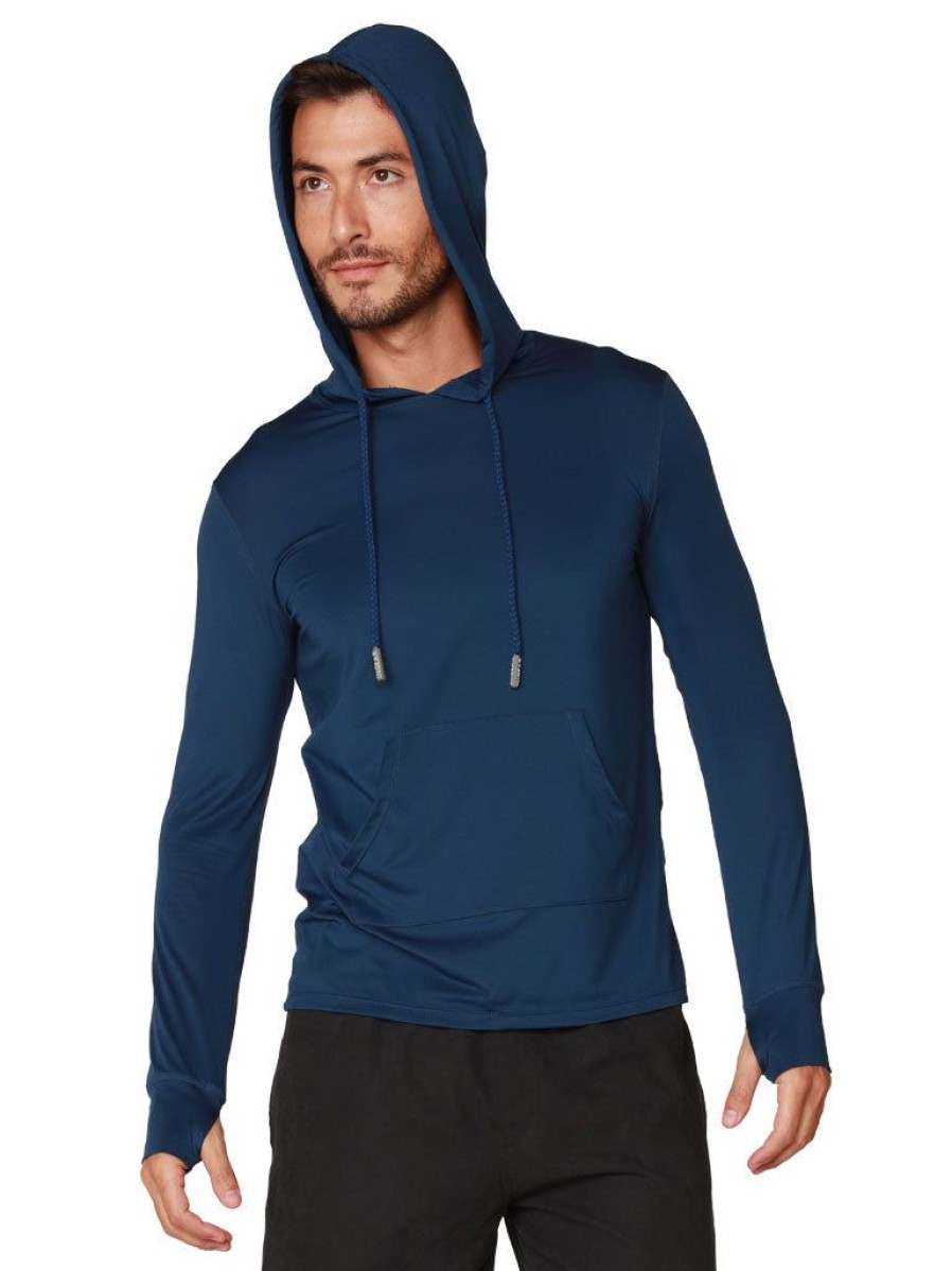 Men Ingear Active | Men'S Long Sleeve Hoodie In Navy