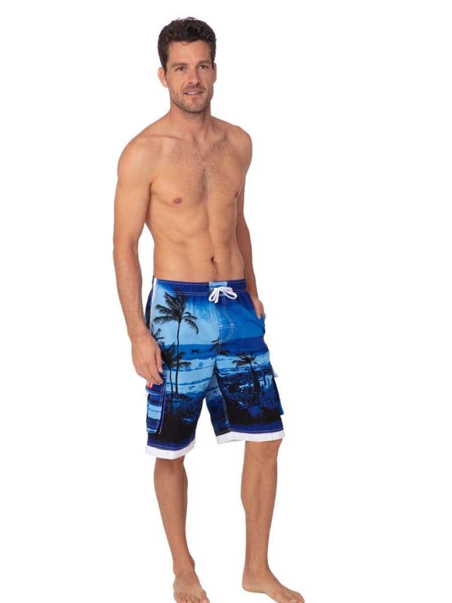 Men Ingear Active Board Shorts | Men'S Elasticized Swim Shorts - Board Shorts