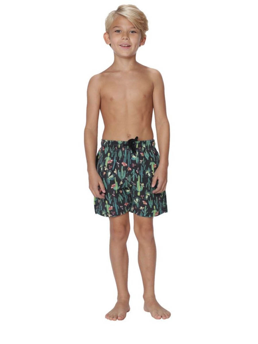 Kids Ingear active | Boy'S Washed-Print Swim Shorts