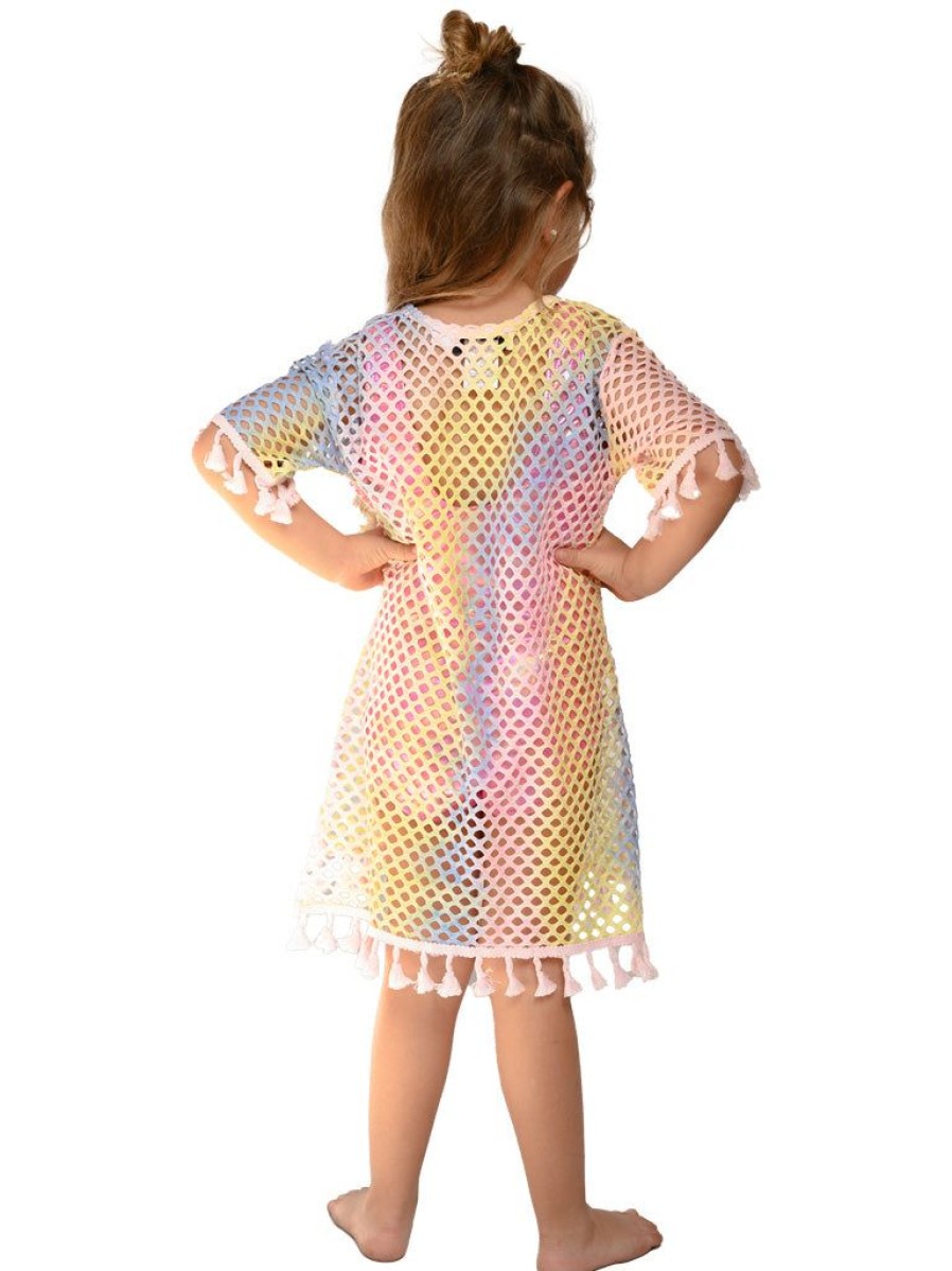 Kids Ingear Active | Girl'S Fishnet Mesh Dress With A Racer Back Detail