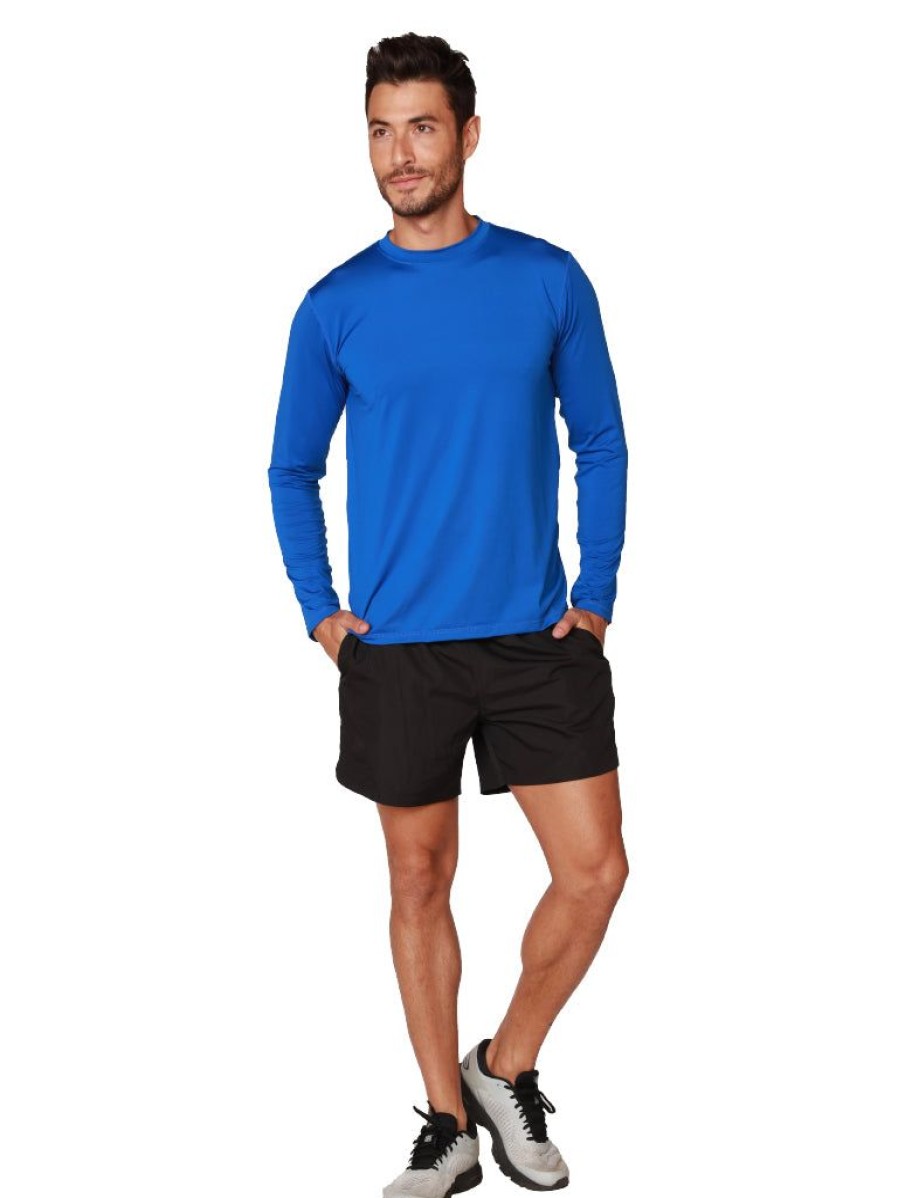 Men Ingear Active | Men'S Long Sleeve Ultra Light Weight Sun Shirts In Solid Heirloom Colors