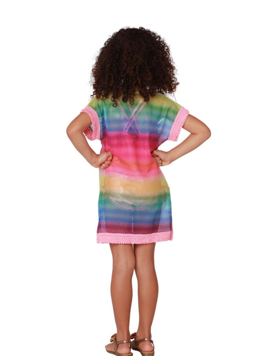 Kids Ingear active | Rainbow Mesh Cover Up For Girls Multicolor