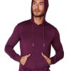 Men Ingear Active | Men'S Long Sleeve Hoodie In Purple