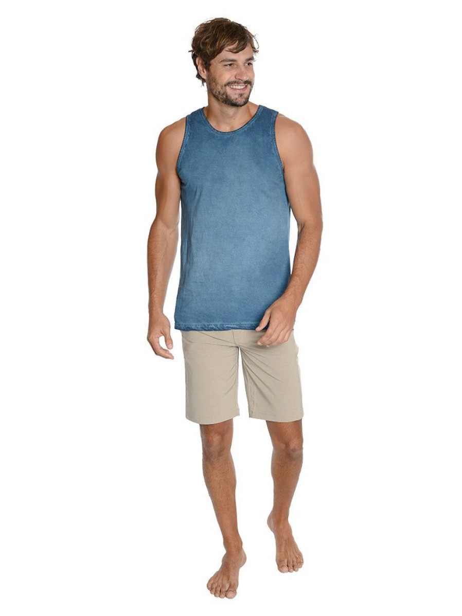 Men Ingear Active | Men'S Solid Color Tank Top Shirt