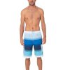 Men Ingear Active Board Shorts | Men'S Board Shorts In Blue Horizontal Stripes